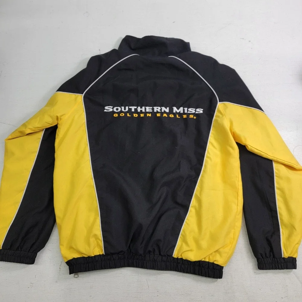 Southern Miss Golden Eagles NCAA 58 Sports 1/4 Side Zip Windbreaker Men's Sz‎ S